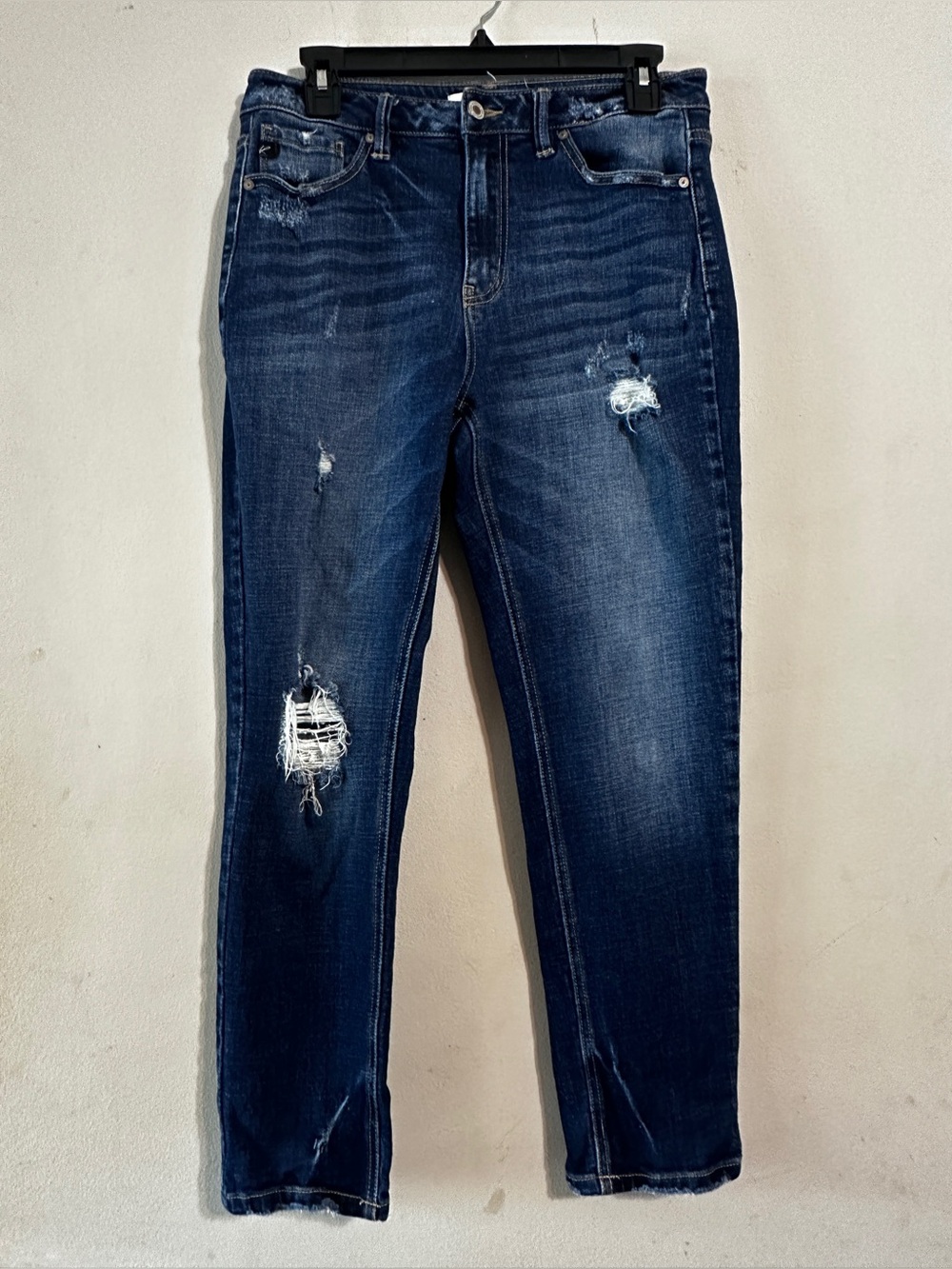 KanCan Distressed Skinny Jeans Size 9/28 Dark Wash 👖💙